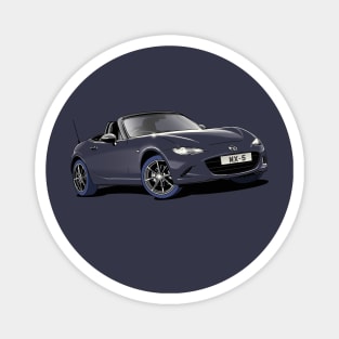 Mazda MX-5 Mark IV in black Magnet